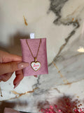 Collana Targhetta Love u