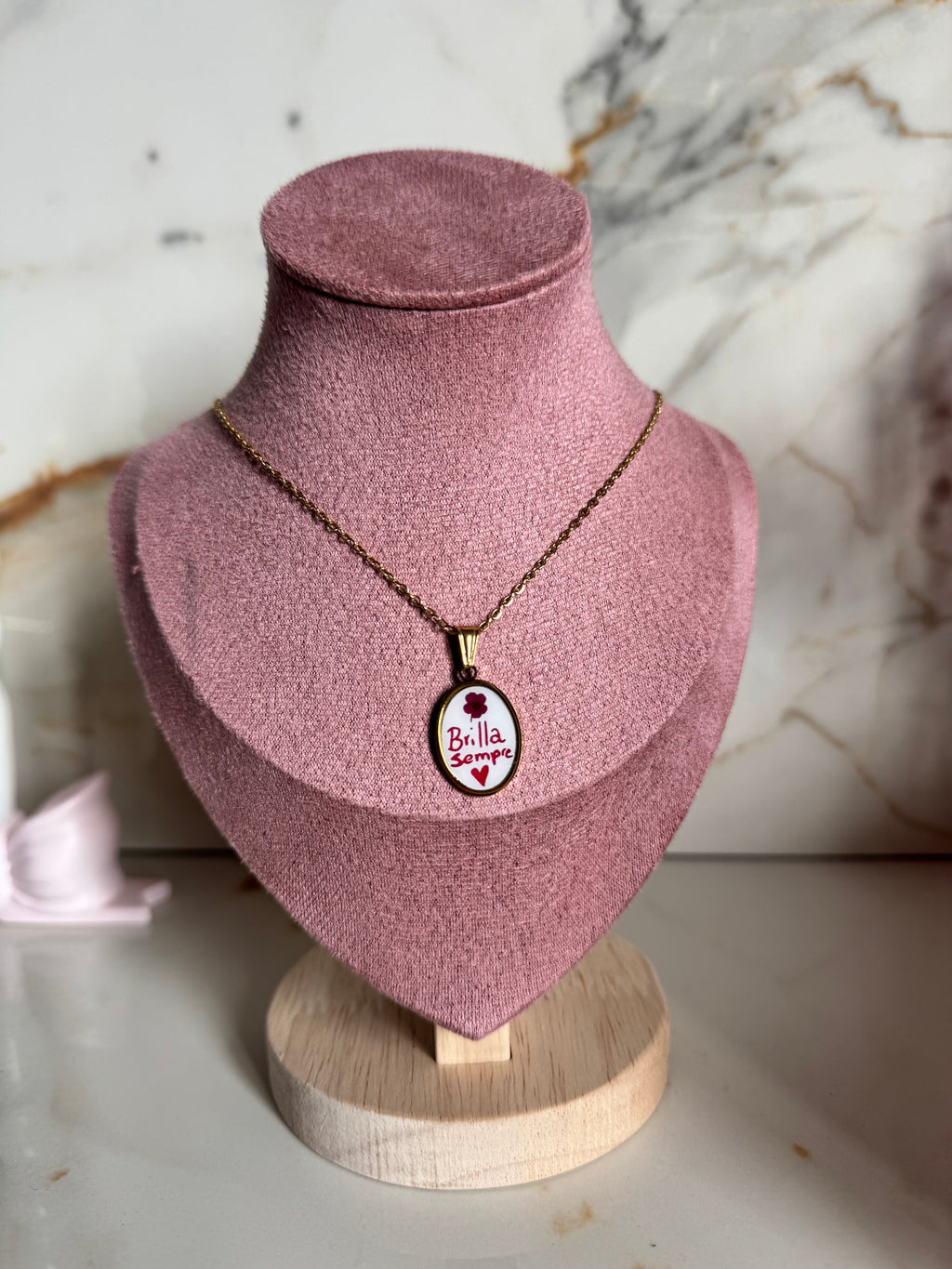 Collana Targhetta Brilla Sempre