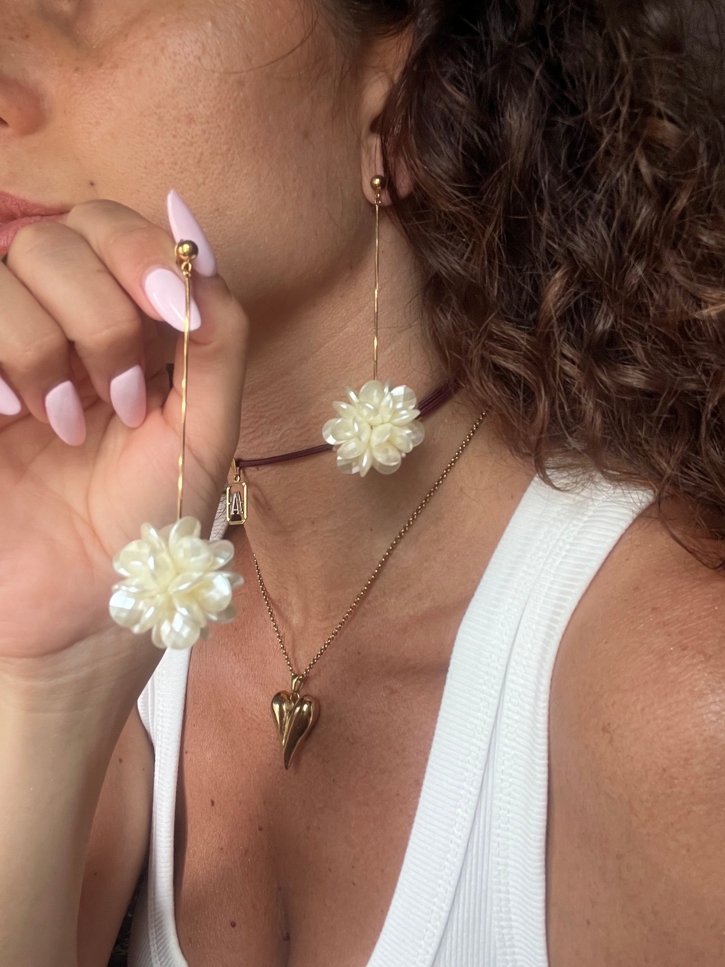 Orecchini Flower Ball