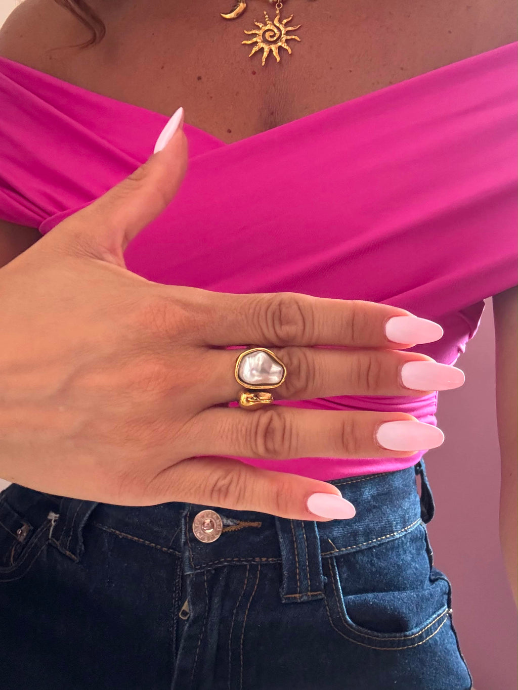 Anello Perla