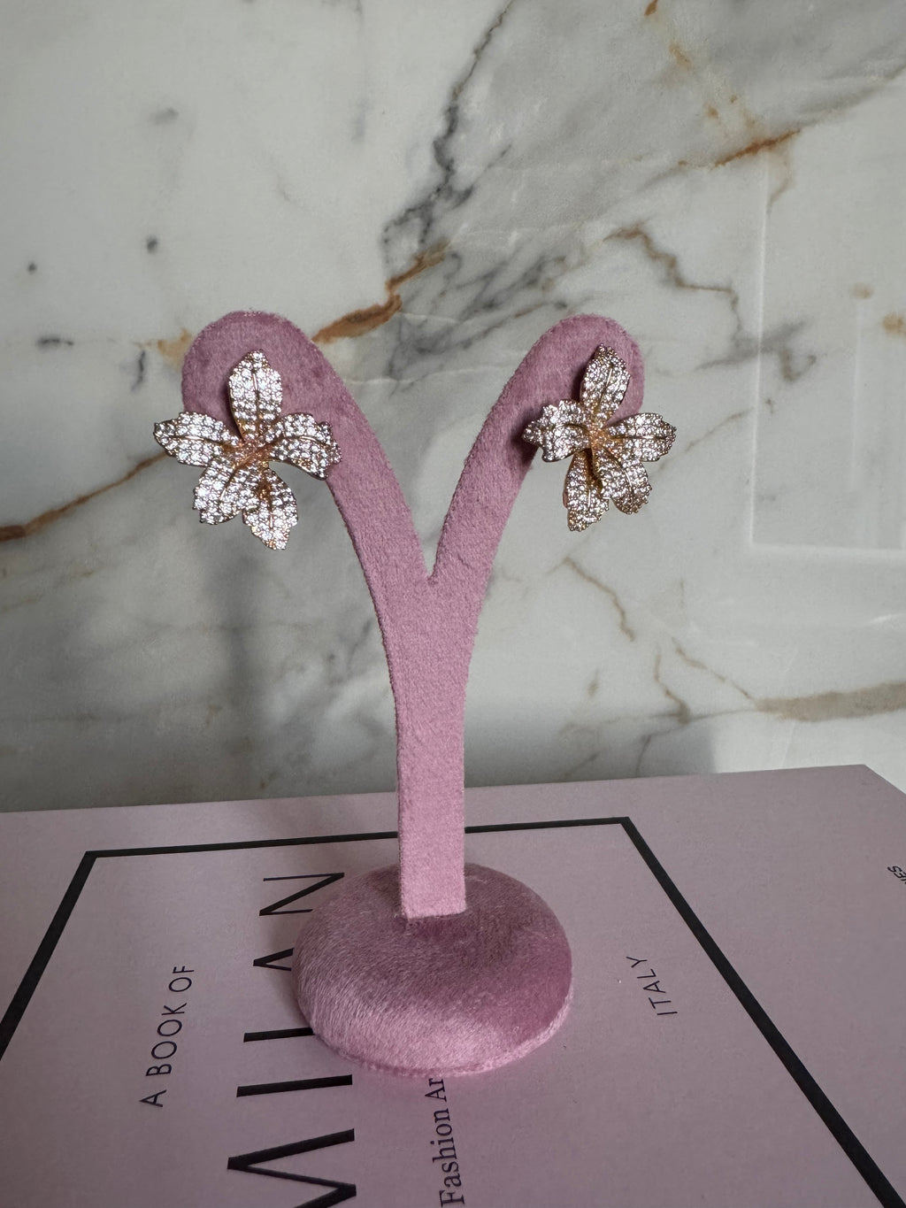 Orecchini Fiore Crystal