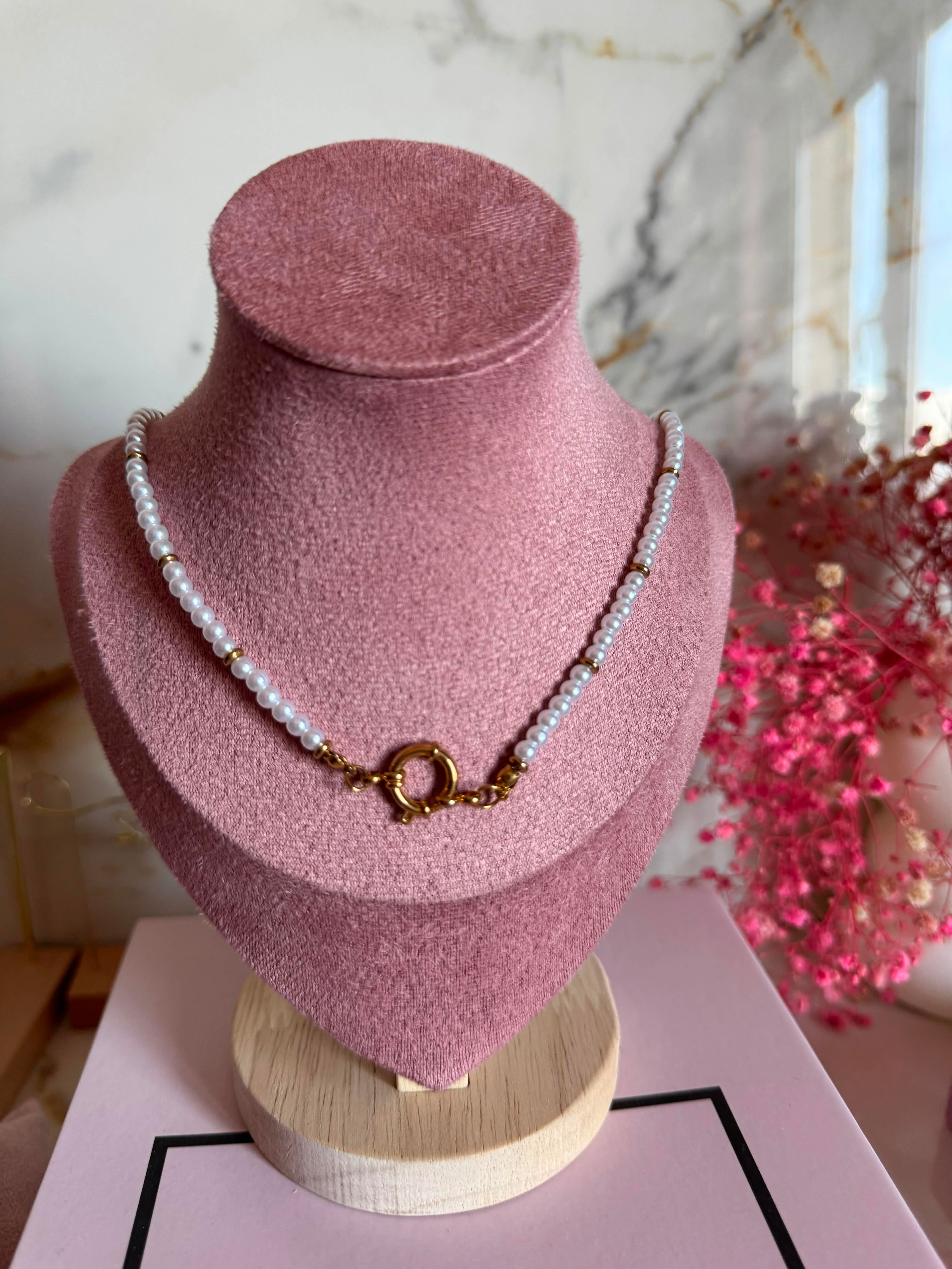 Collana Moschettone Perle&Gold