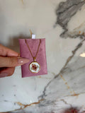 Collana Targhetta Asso di cuori