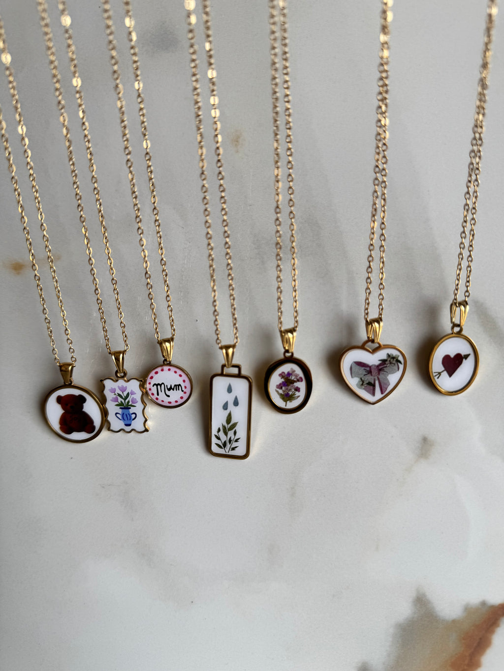 Collana Targhetta Fiocco