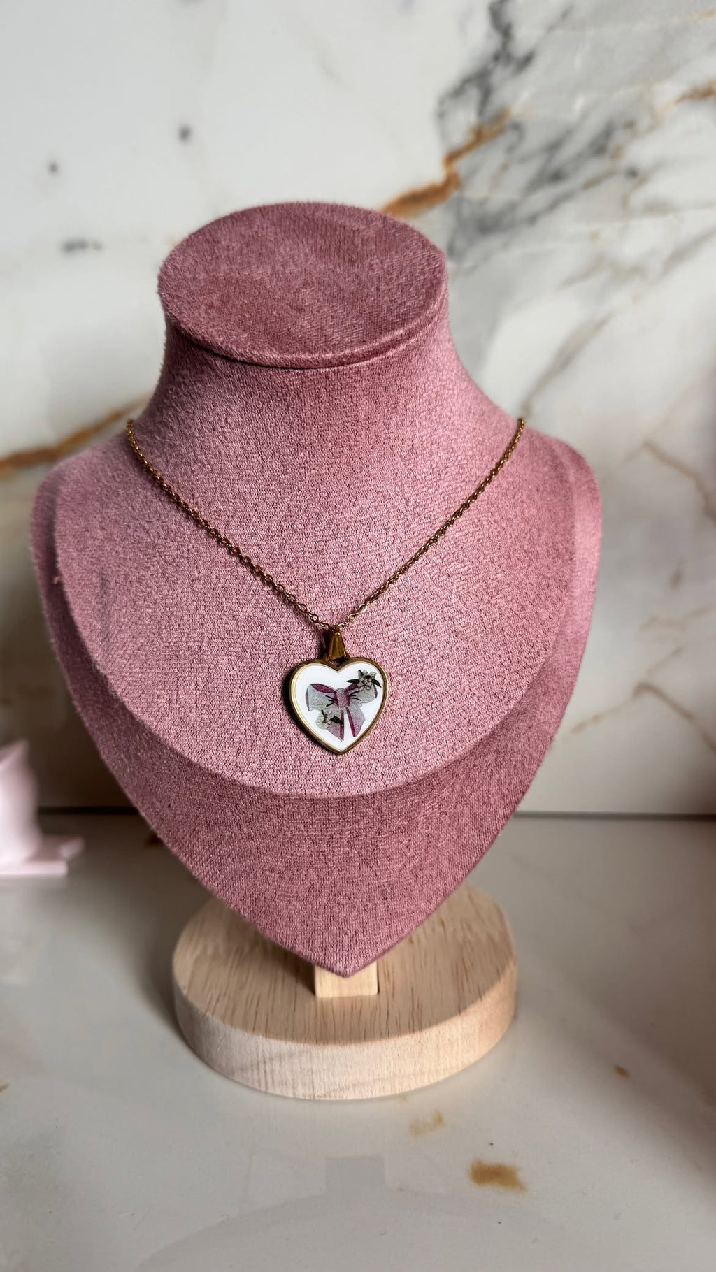 Collana Targhetta Fiocco
