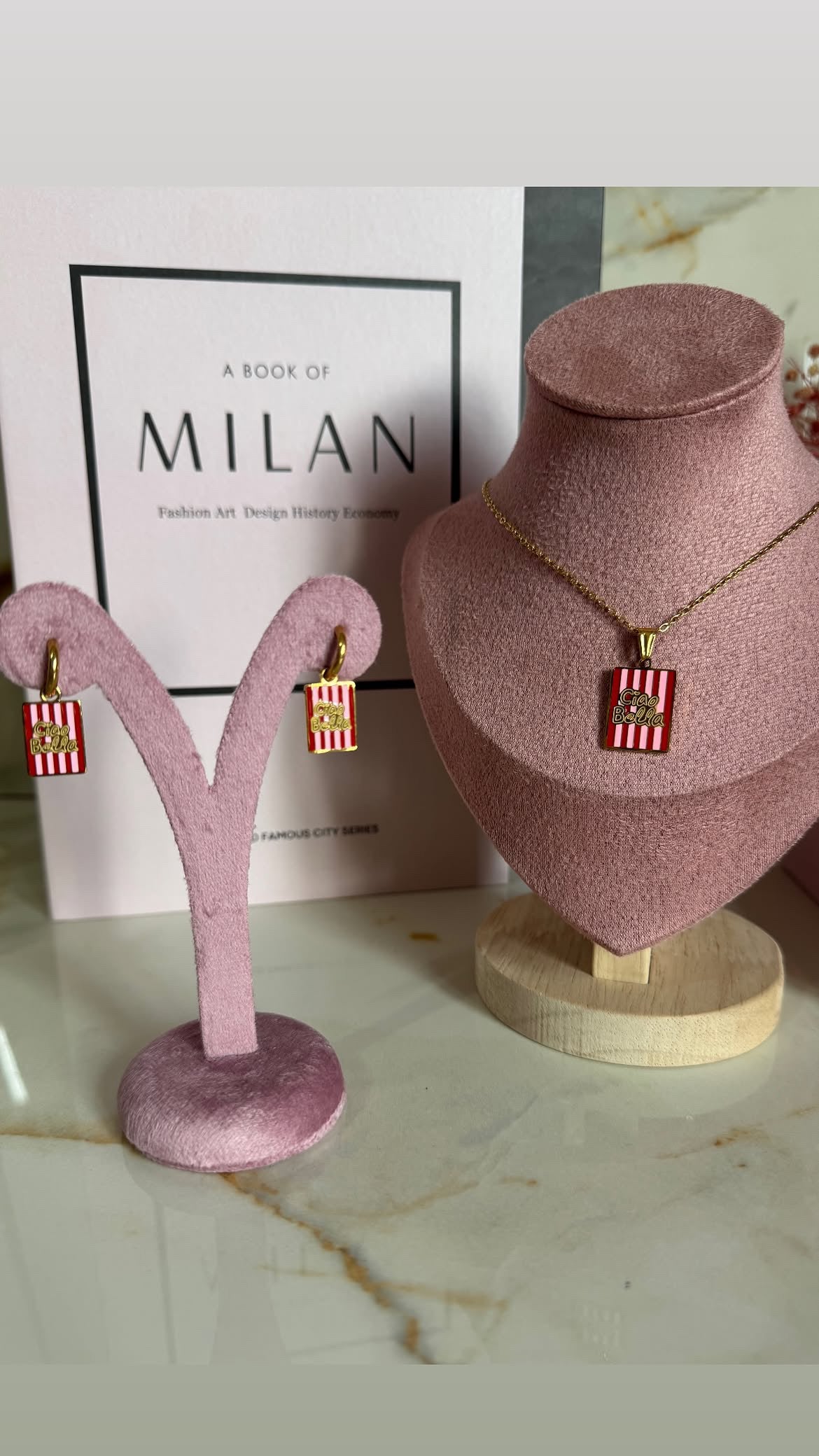 Collana Targhetta Ciao Bella